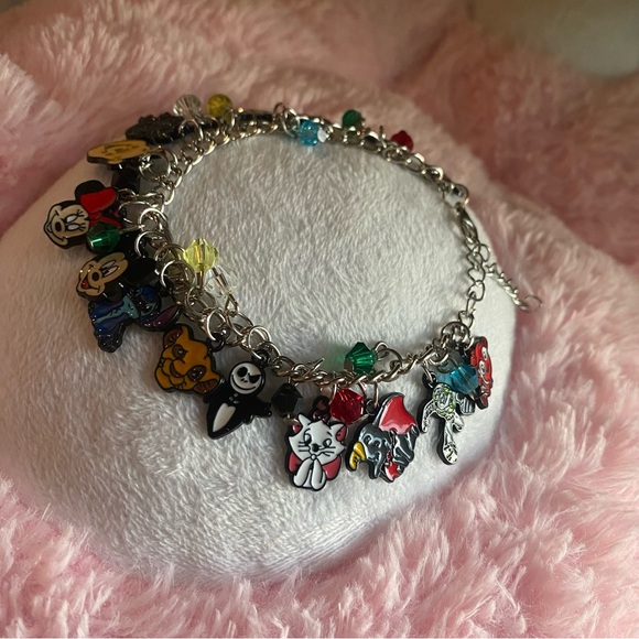 Disney Characters Charm Bracelet - Picture 1 of 3
